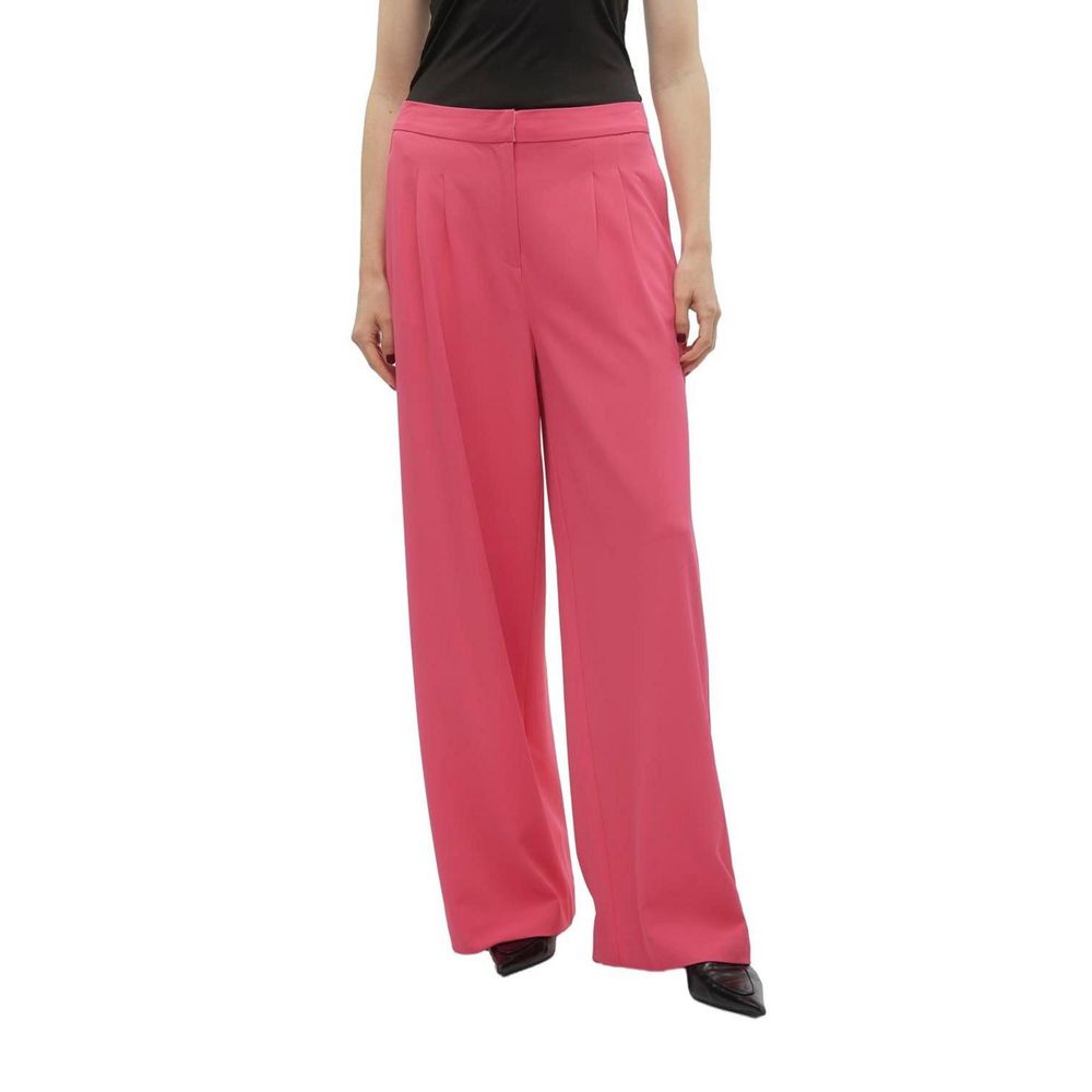 Vero Moda lyserøde polyesterjeans og bukser