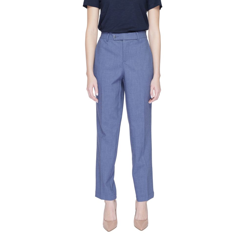 Street One Blå Polyester Jeans & Bukser