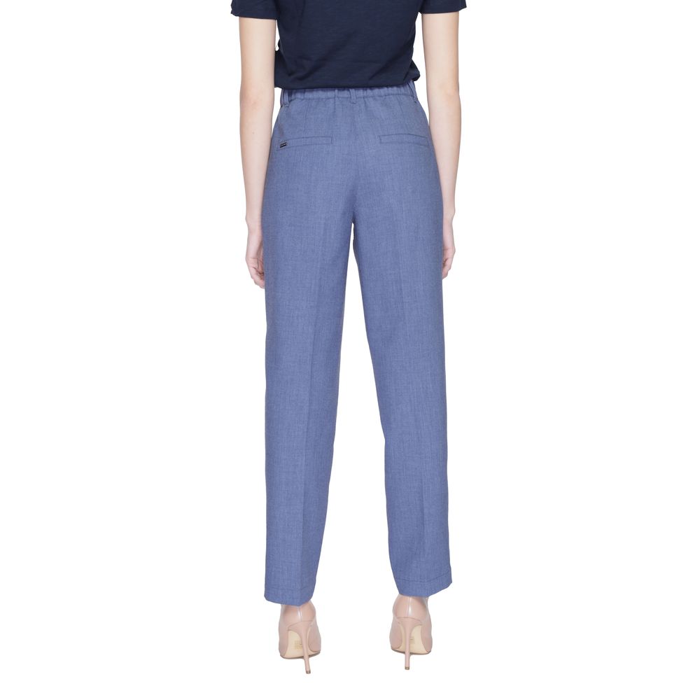 Street One Blå Polyester Jeans & Bukser