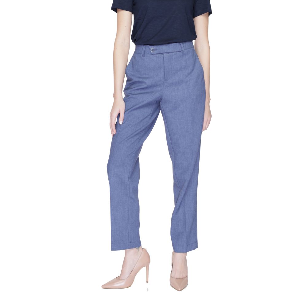Street One Blå Polyester Jeans & Bukser