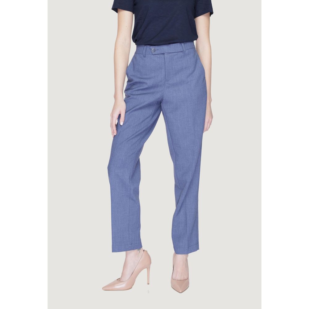 Street One Blå Polyester Jeans & Bukser