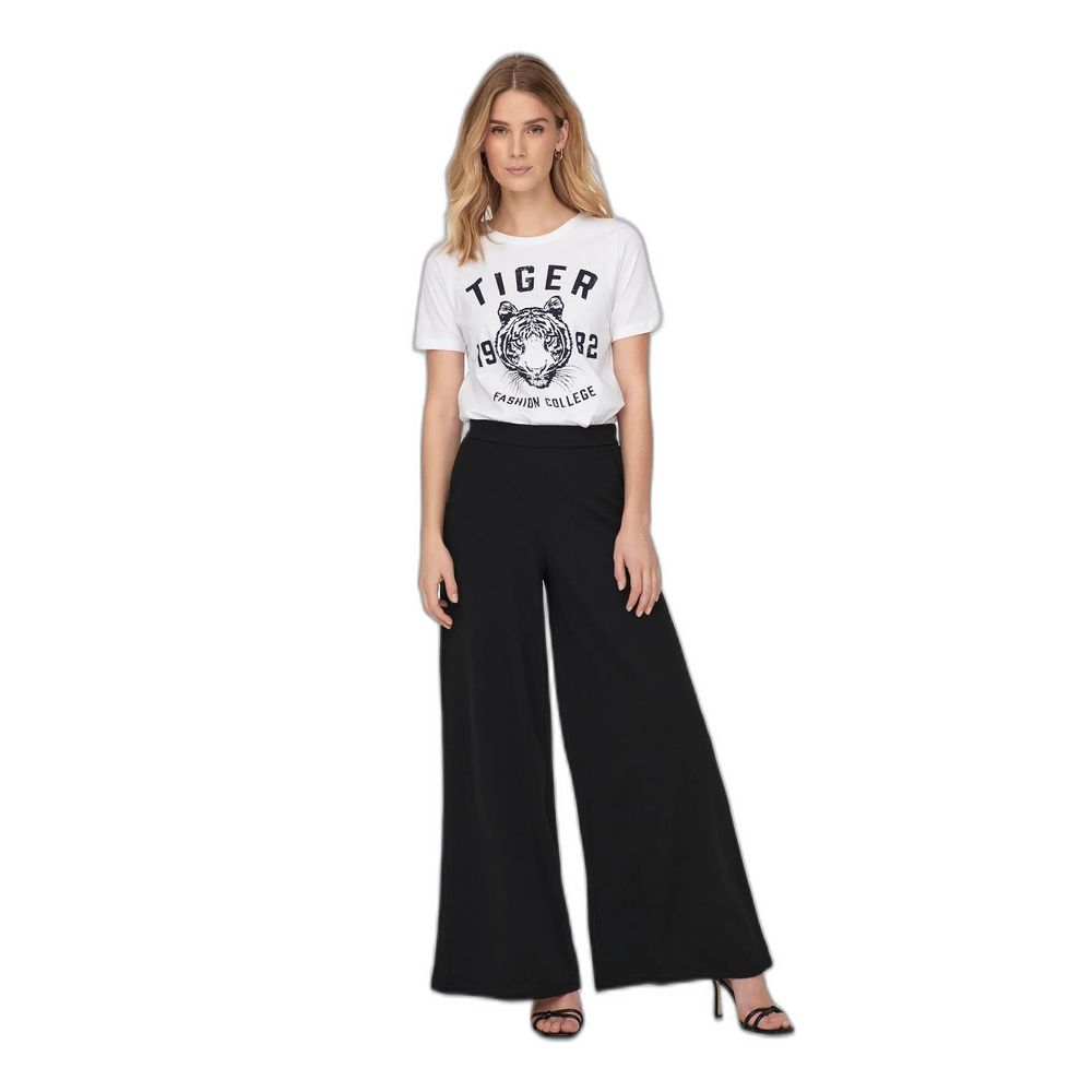 Jacqueline De Yong Sorte Jeans & Bukser i Genbrugspolyester