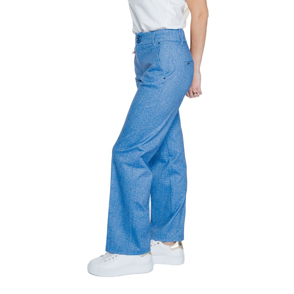 Street One Blå Polyester Jeans & Bukser