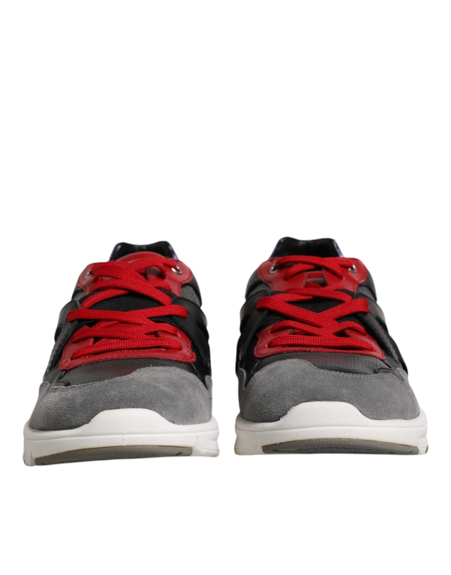 Dolce & Gabbana Multifarvede Læder Ruskind Lave Sneakers Sko