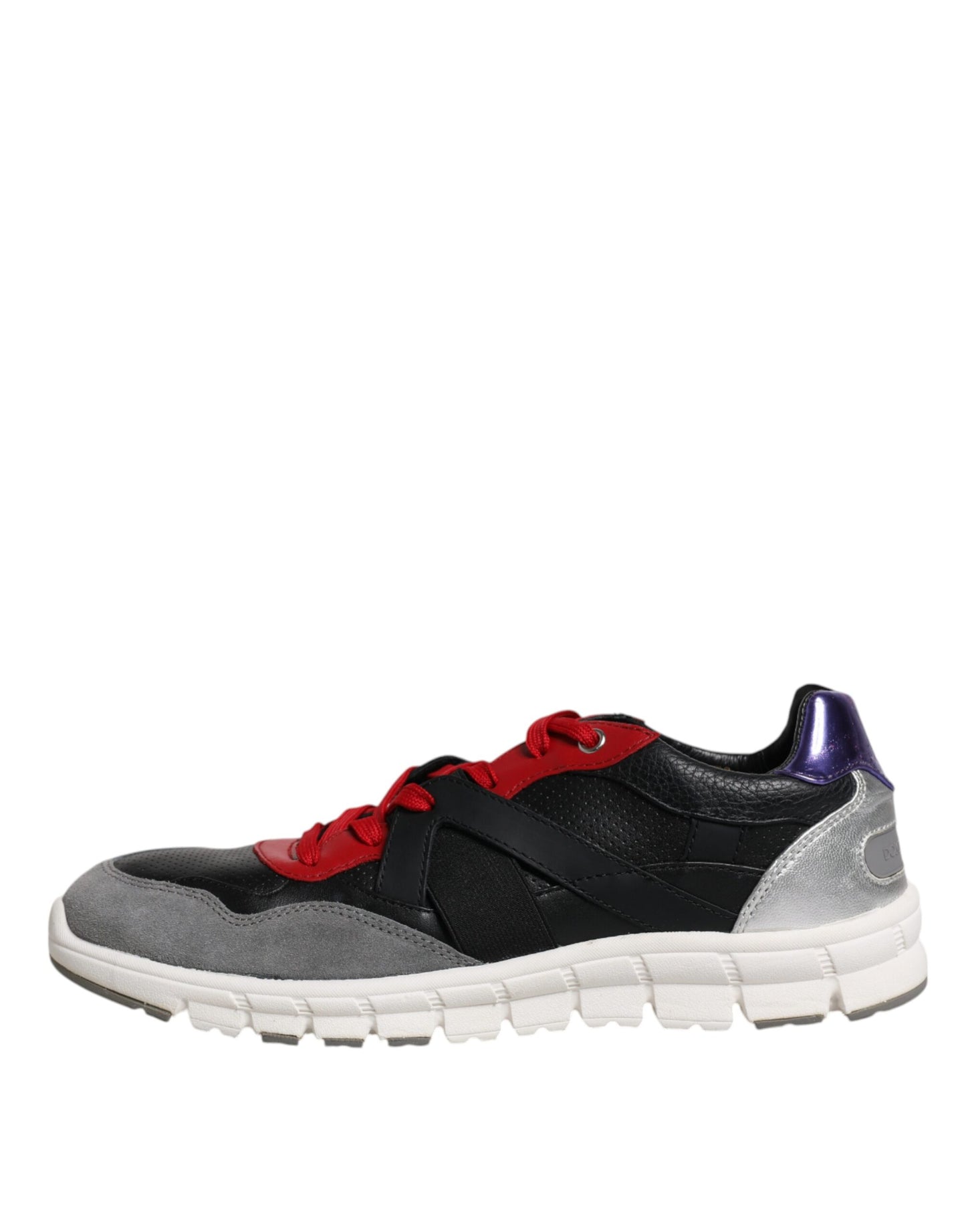 Dolce & Gabbana Multifarvede Læder Ruskind Lave Sneakers Sko