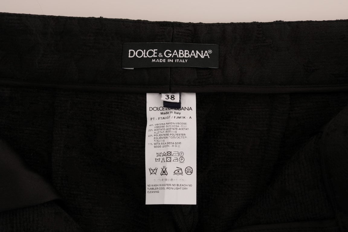 Dolce & Gabbana Elegante Højtaljede Capri-kjolebukser