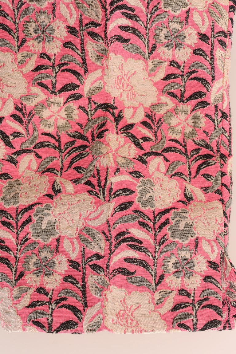 Dolce & Gabbana Elegante Blomsterbrokadebukser