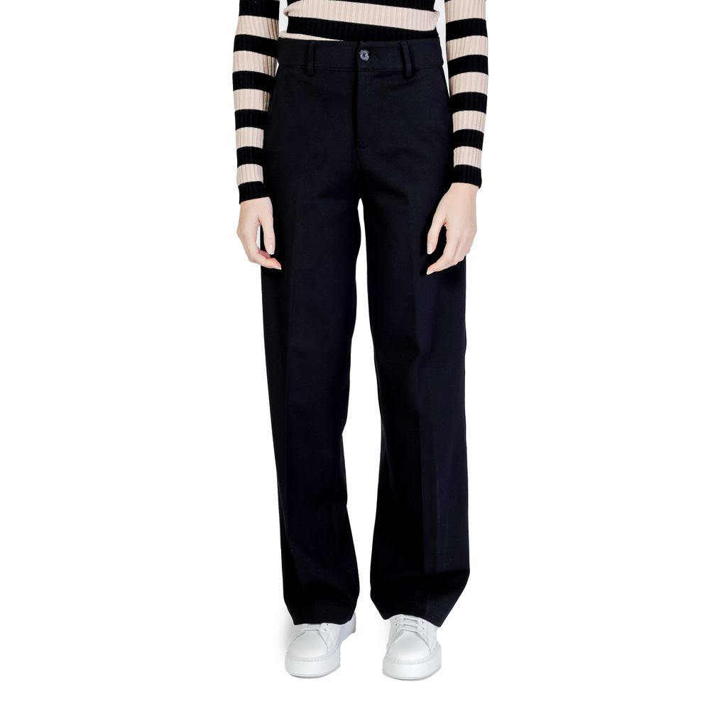 Street One Sorte Viskose Jeans & Bukser