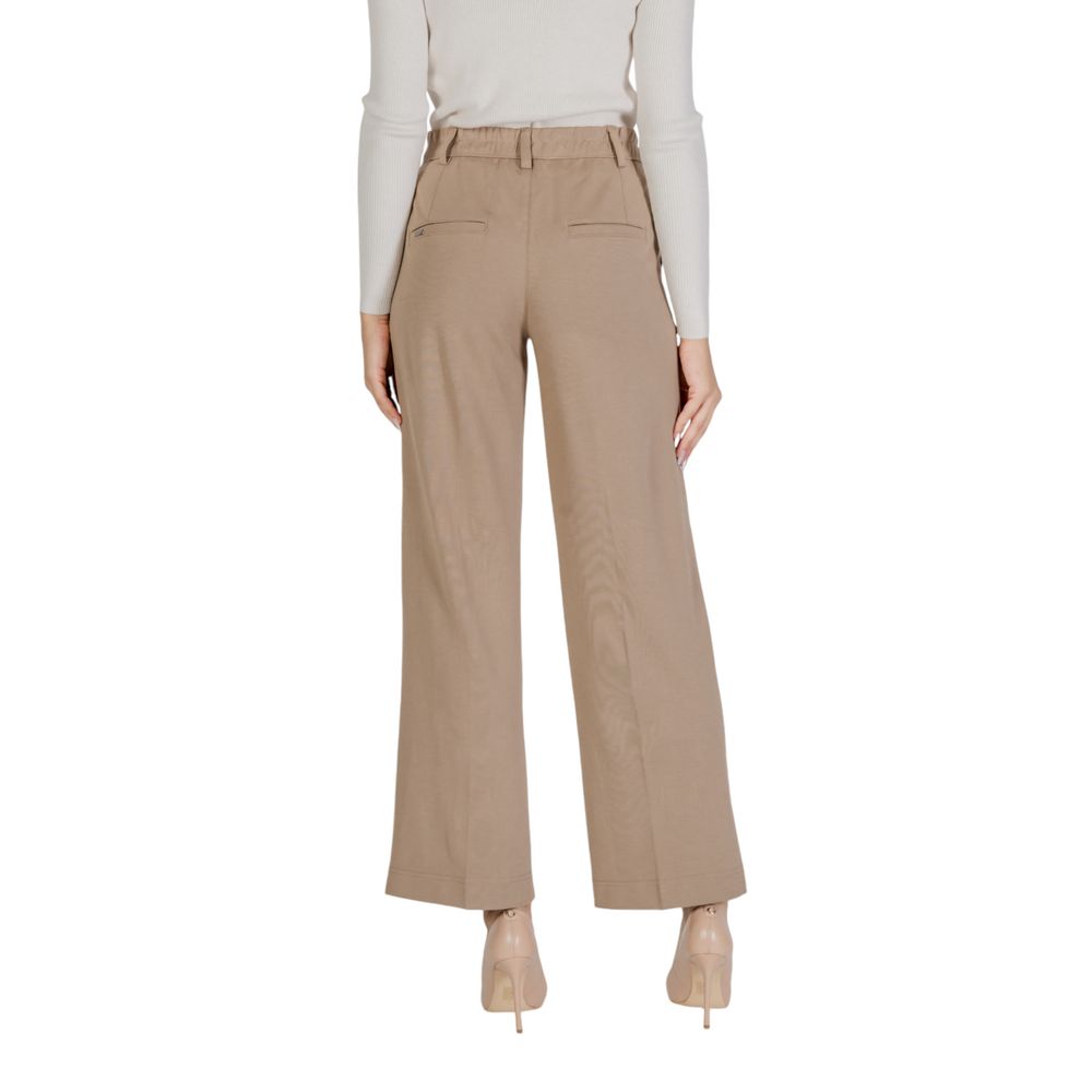 Street One Beige Viskose Jeans & Bukser