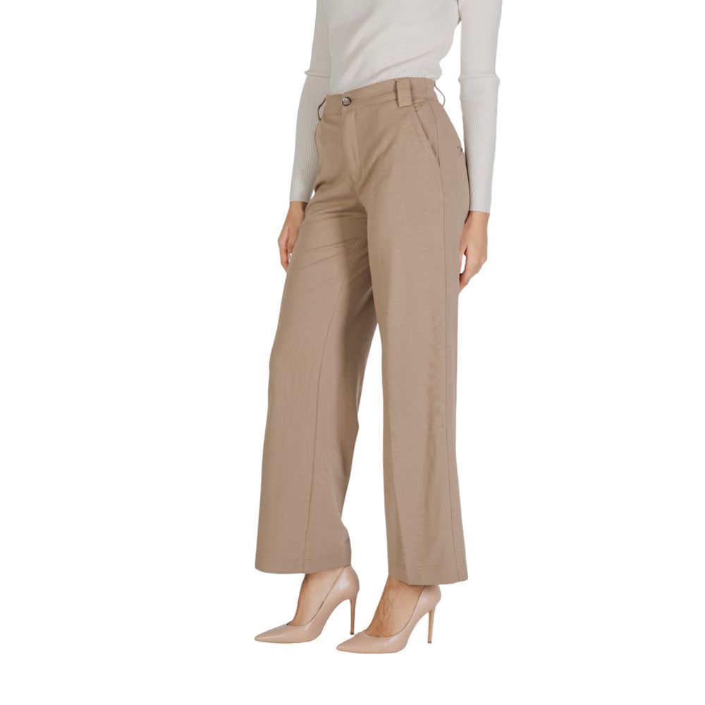 Street One Beige Viskose Jeans & Bukser