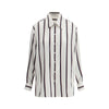 Alexander McQueen Silkestribet Skjorte