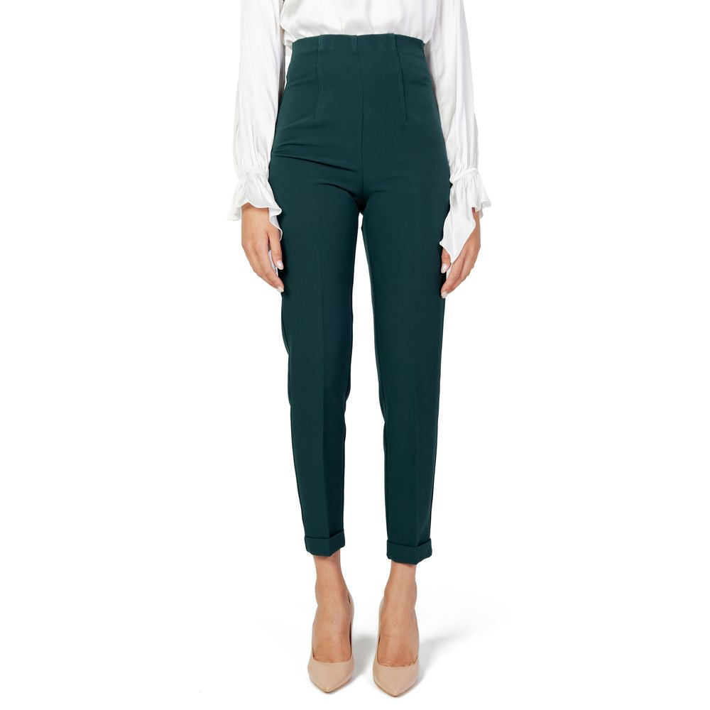 Sandro Ferrone Grønne Polyester Jeans & Bukser