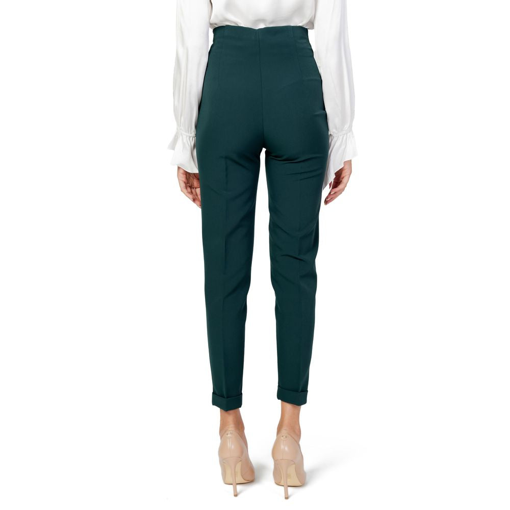 Sandro Ferrone Grønne Polyester Jeans & Bukser