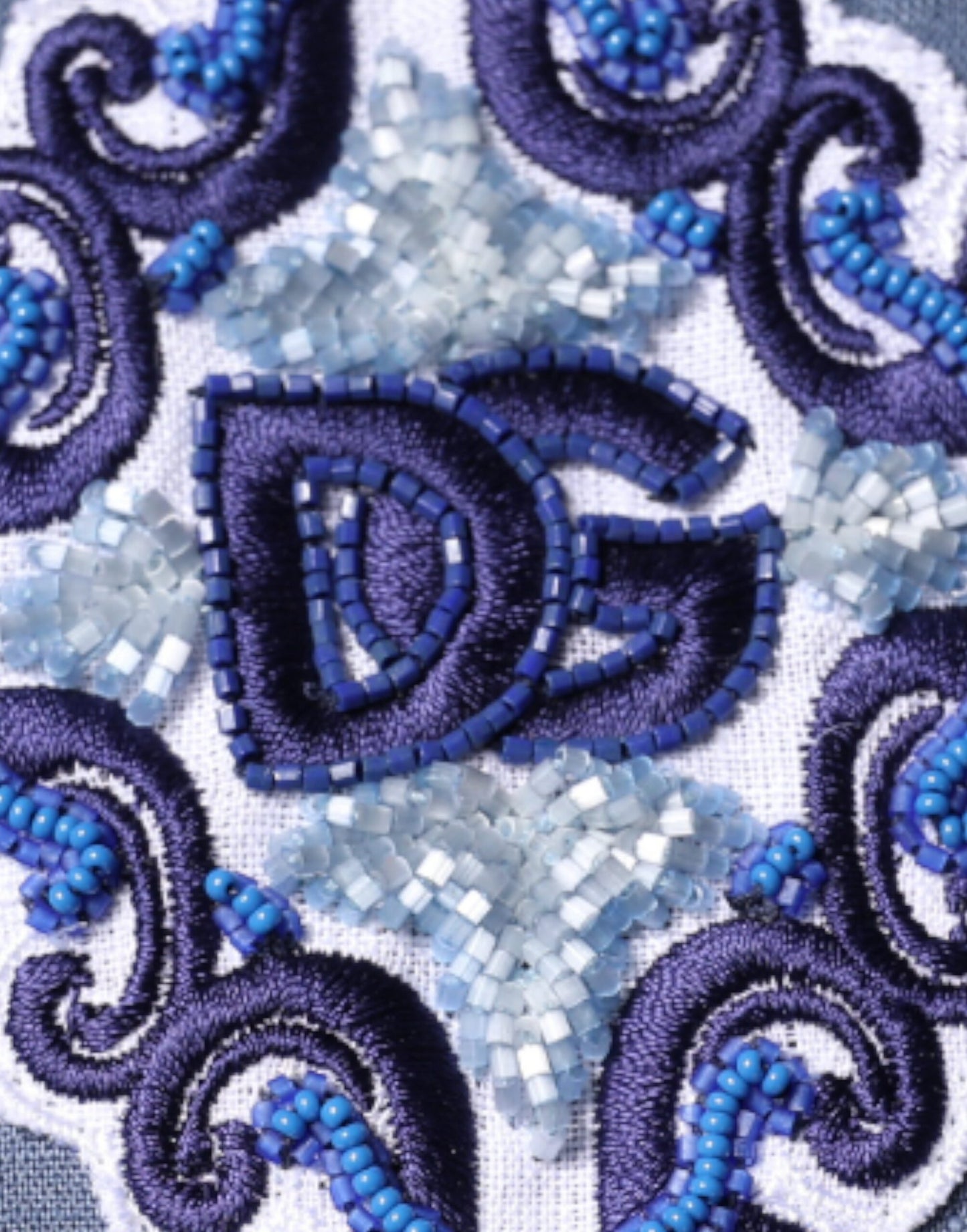 Dolce & Gabbana Blå Logo Langærmet Casual Skjorte med Knapper