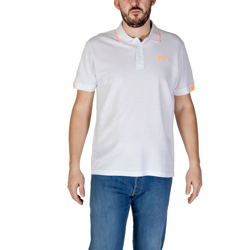 Refrigerwear hvid bomuldspoloshirt