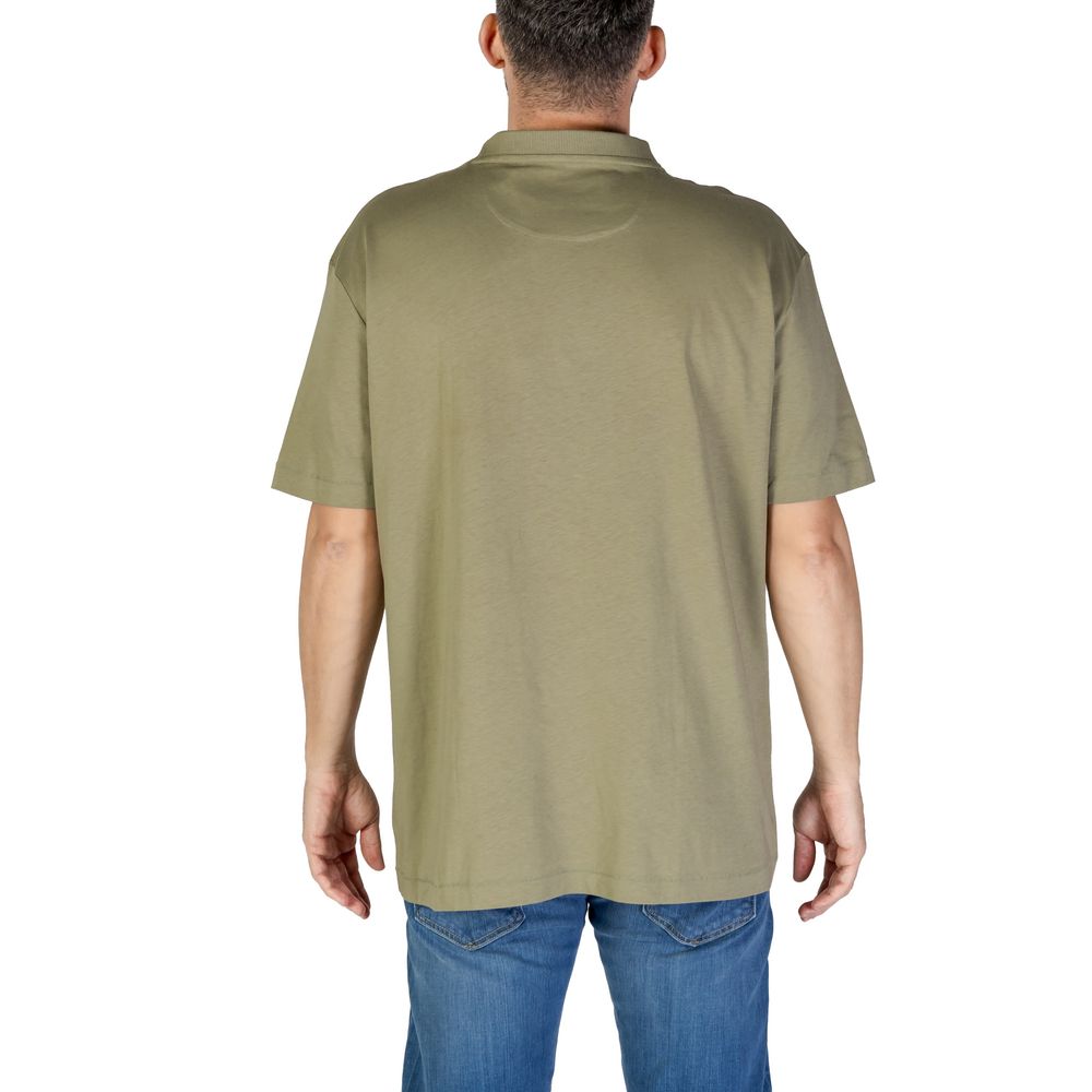 Lyle & Scott Grøn Bomulds T-shirt