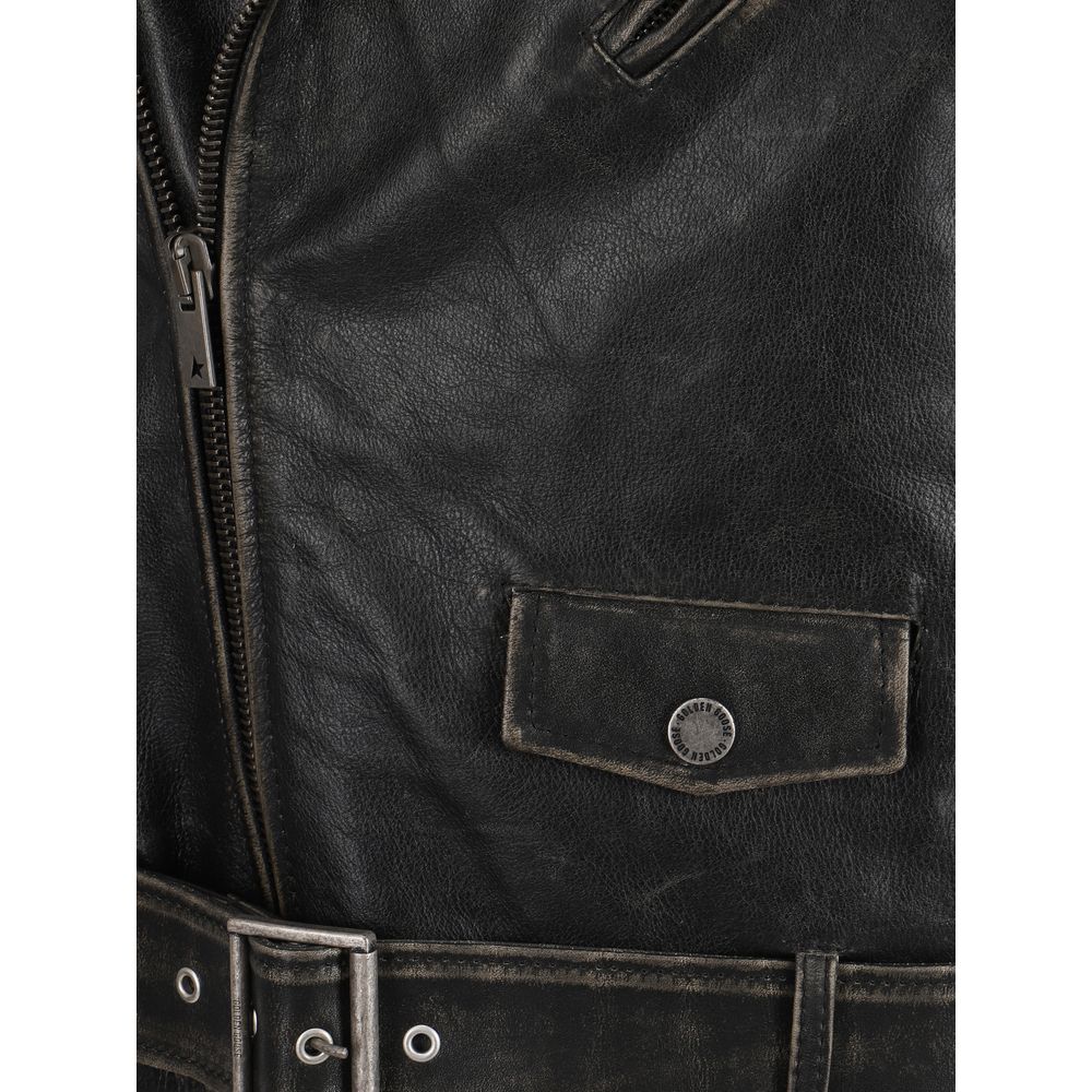Golden Goose Golden Bikerjakke