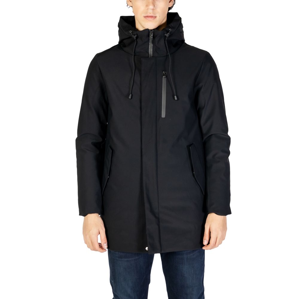 Hydra Clothing Sort Nylonjakke