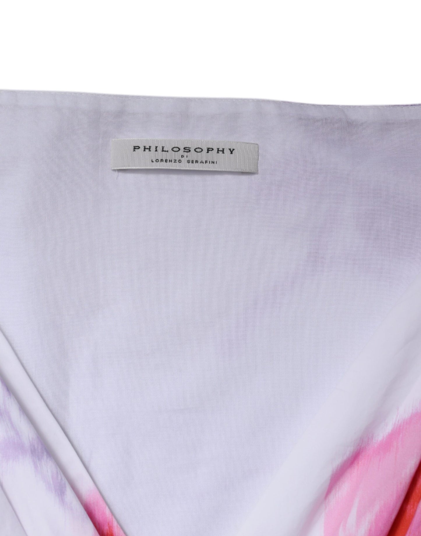 Philosophy Hvid Blomster Maxikjole i Bomuld