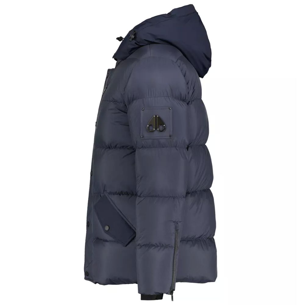 Moose Knuckles Blå Nylonjakke