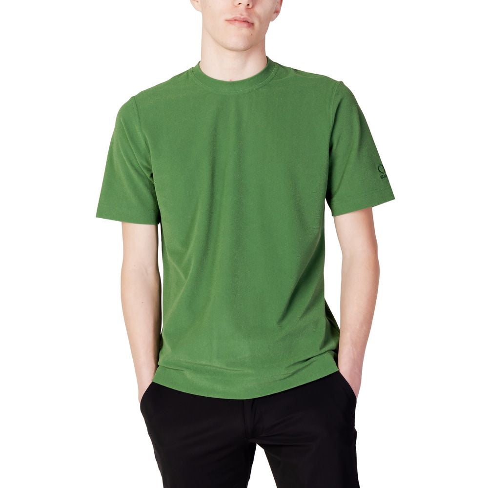Solgrøn polyester T-shirt