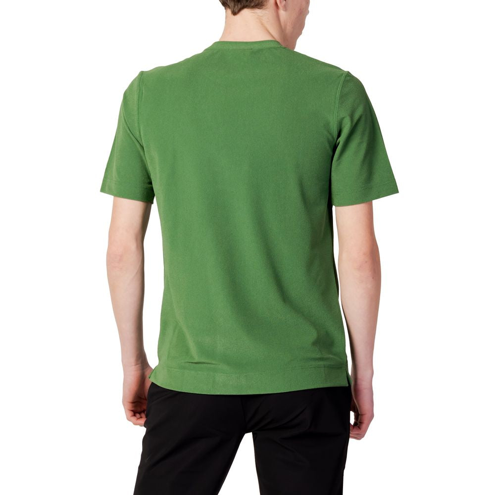 Solgrøn polyester T-shirt