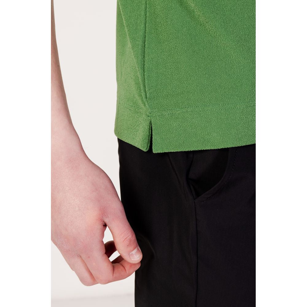 Solgrøn polyester T-shirt