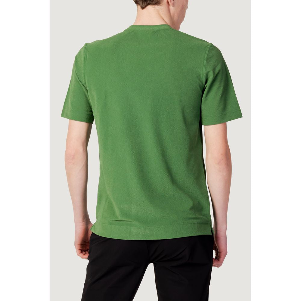 Solgrøn polyester T-shirt