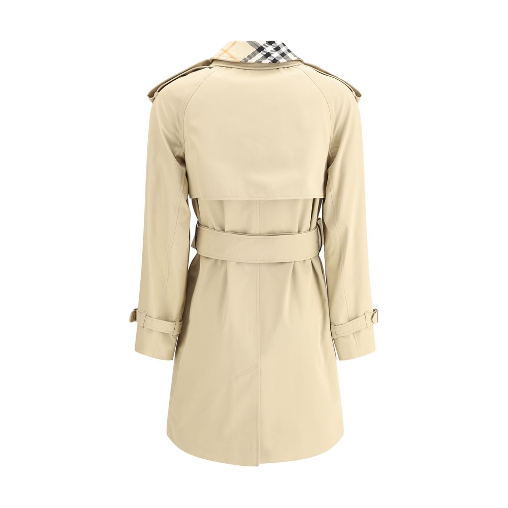 Burberry-trench med bryst