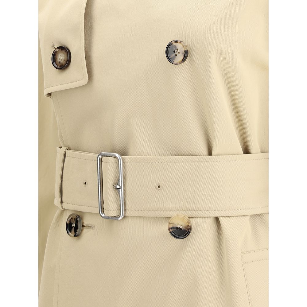 Burberry-trench med bryst