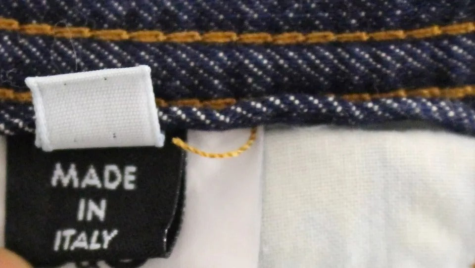 Dolce & Gabbana Blå D&G Bomuldsvaskede Jeans Denimshorts