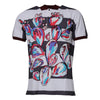 Dolce & Gabbana flerfarvet polo-T-shirt med grafisk krave
