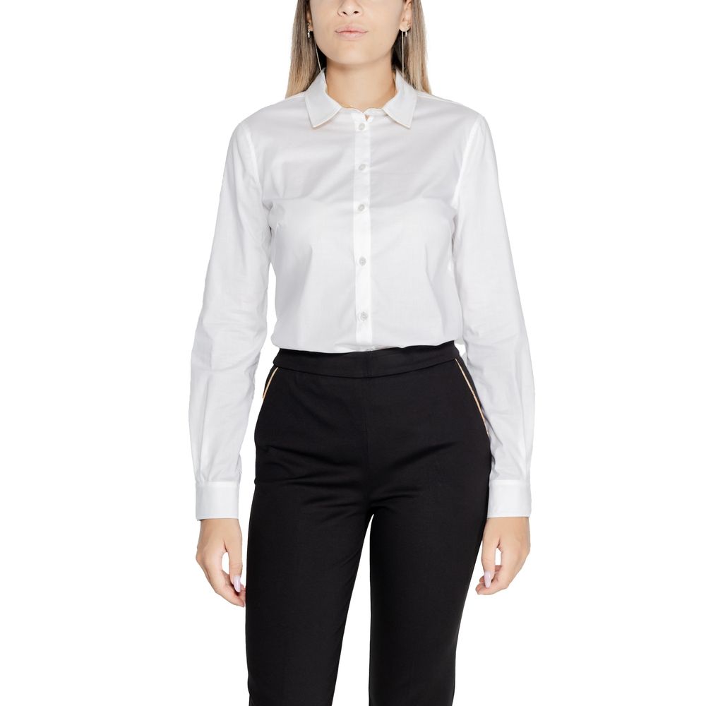 Alviero Martini Prima Classe hvid bomuldsskjorte