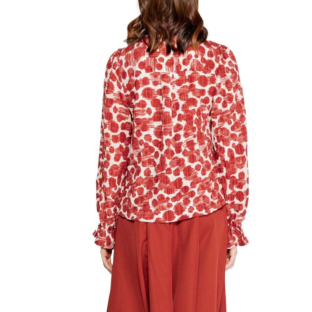 Vero Moda Rød Polyester Skjorte
