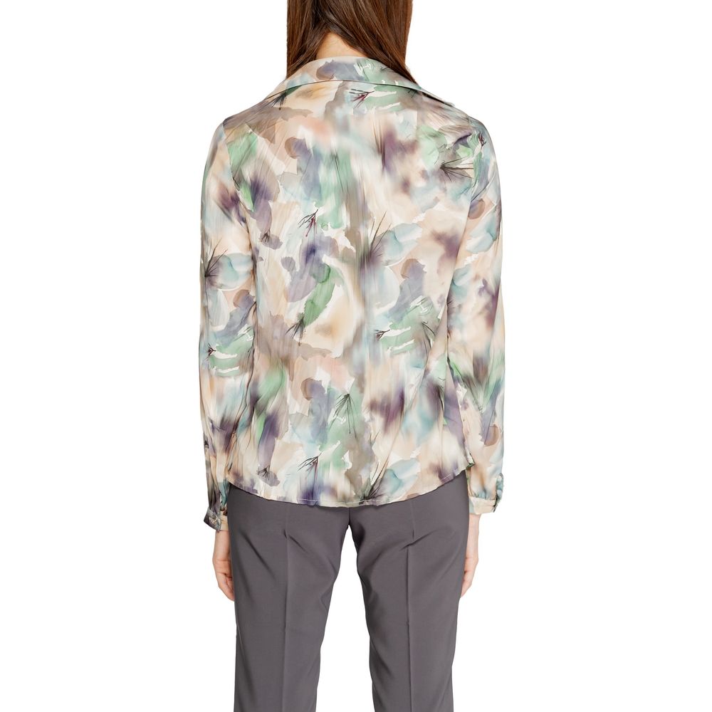 Rinascimento Grøn Polyester Skjorte