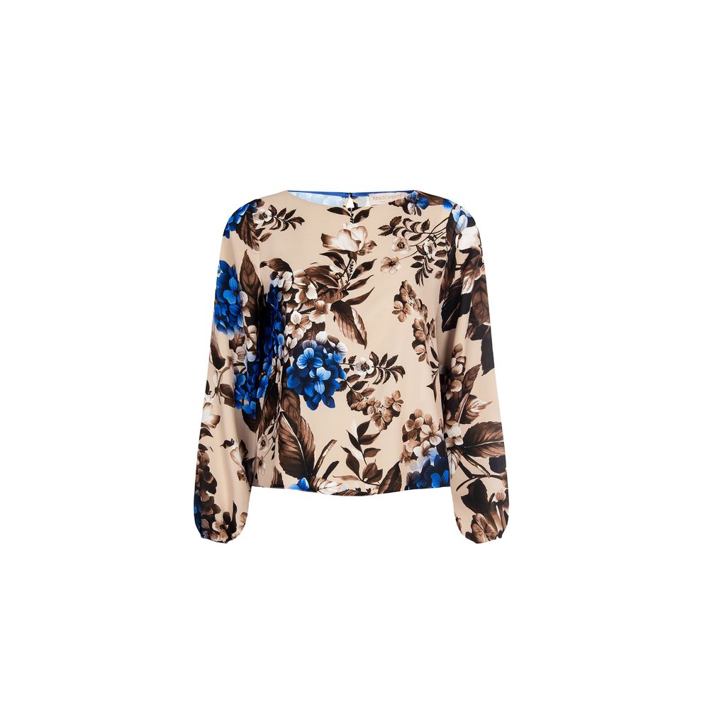 Rinascimento Blå Polyester Skjorte