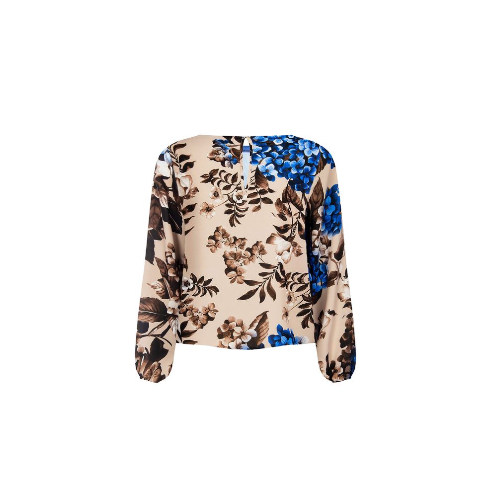 Rinascimento Blå Polyester Skjorte