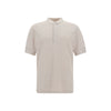 Brunello Cucinelli poloskjorte i hør