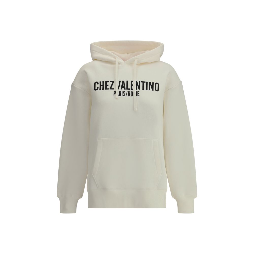 Valentino-logo-hættetrøje i bomuld