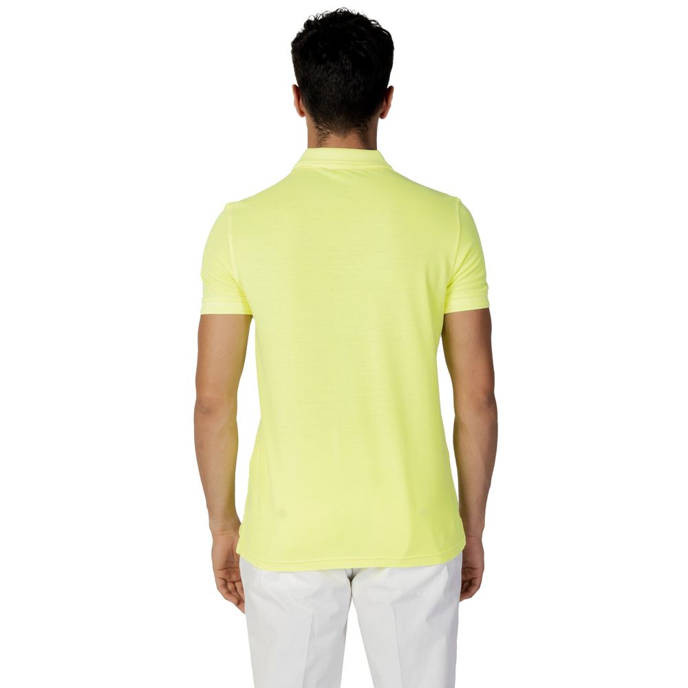 US POLO ASSN. Gul bomuldspoloshirt