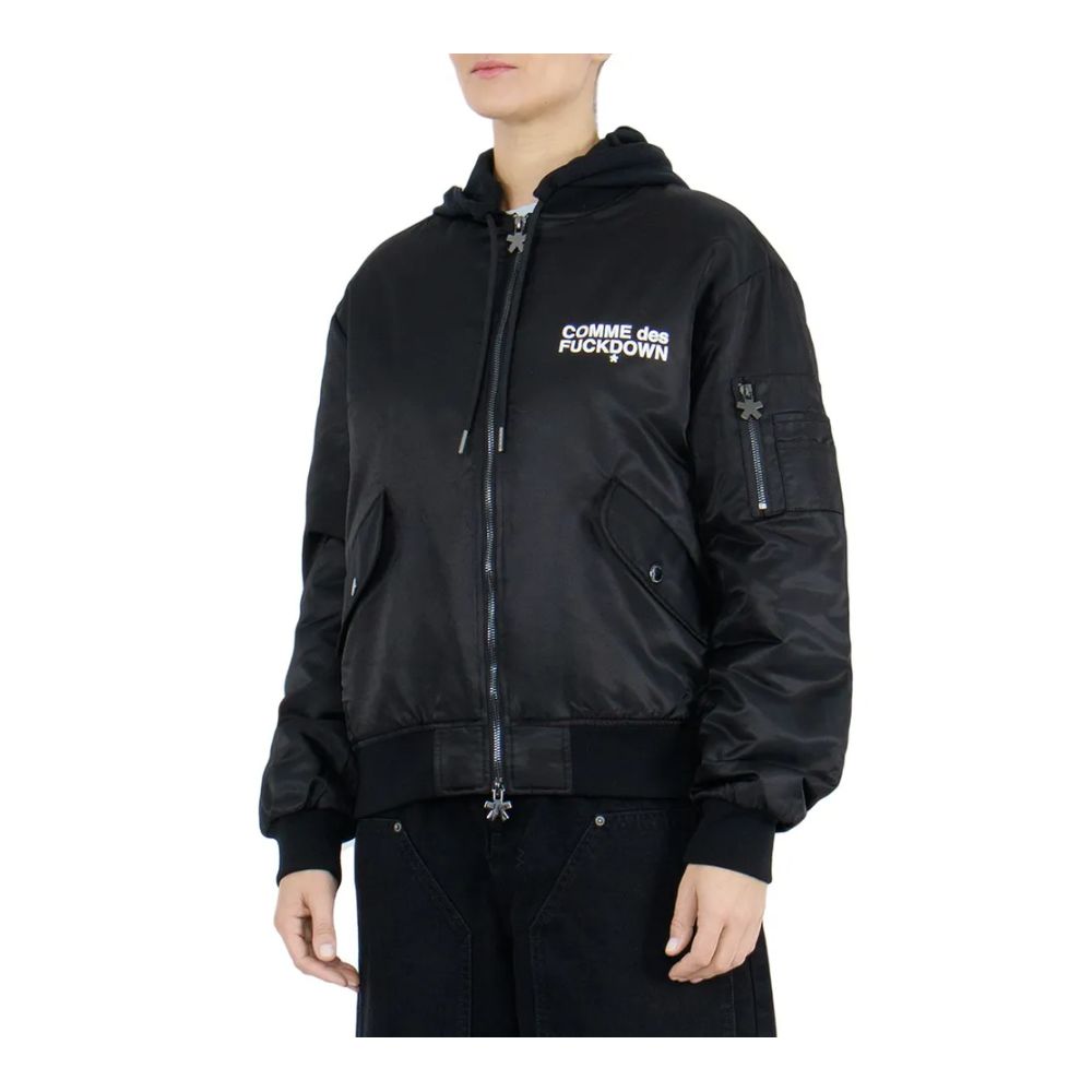 Comme Des Fuckdown Sorte Nylonjakker & Frakke