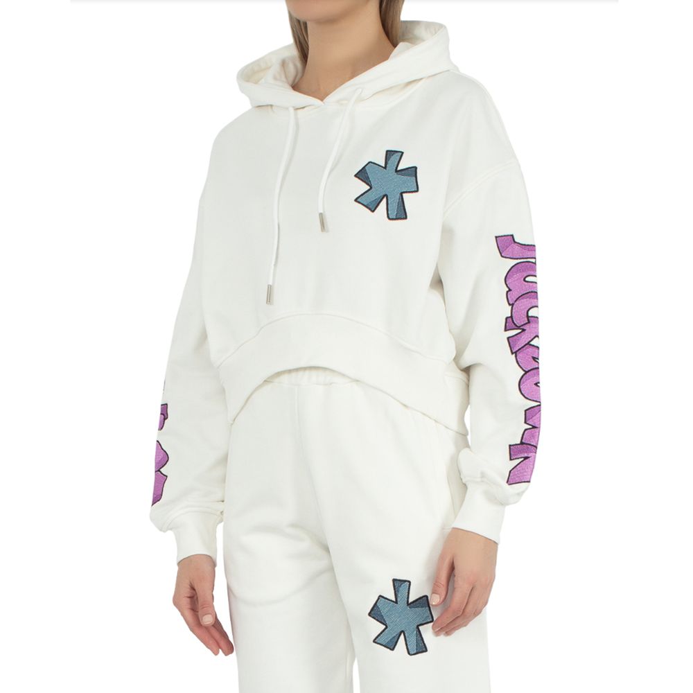 Comme Des Fuckdown Hvid Bomuldssweater