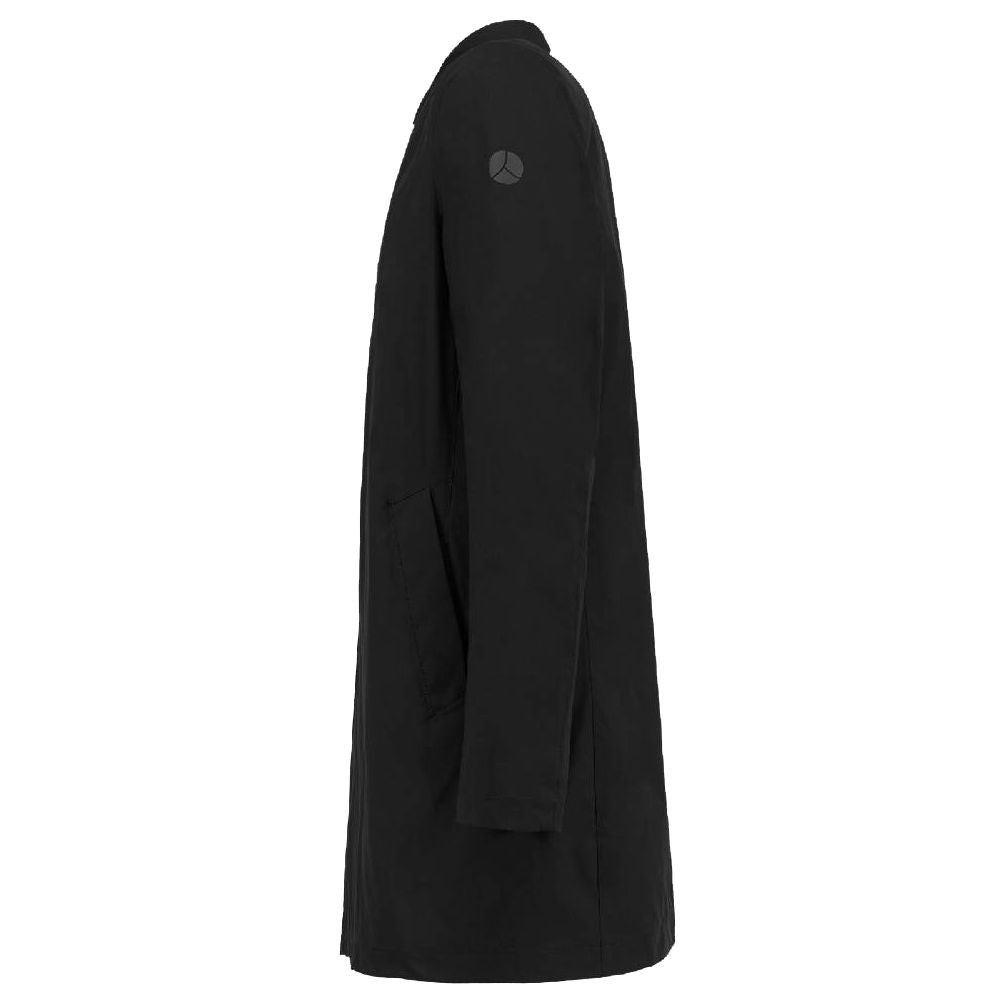 People Of Shibuya Black Recycled Polyester Men Trench