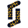 Happy Socks Black Cotton Tights & Sock