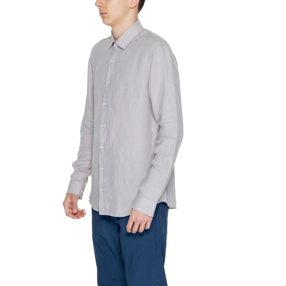 Calvin Klein Beige Hørskjorte