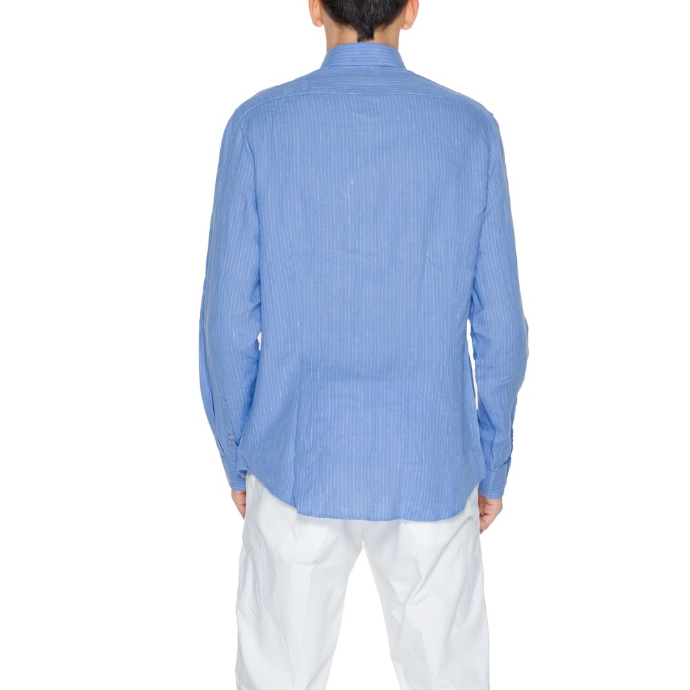 Calvin Klein Blå Hørskjorte