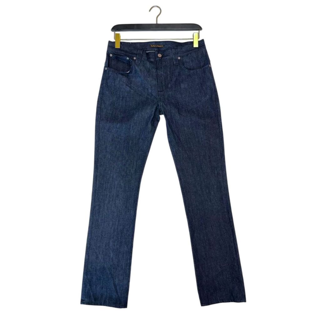 Nudie Jeans Blå Bomuld Herrejeans