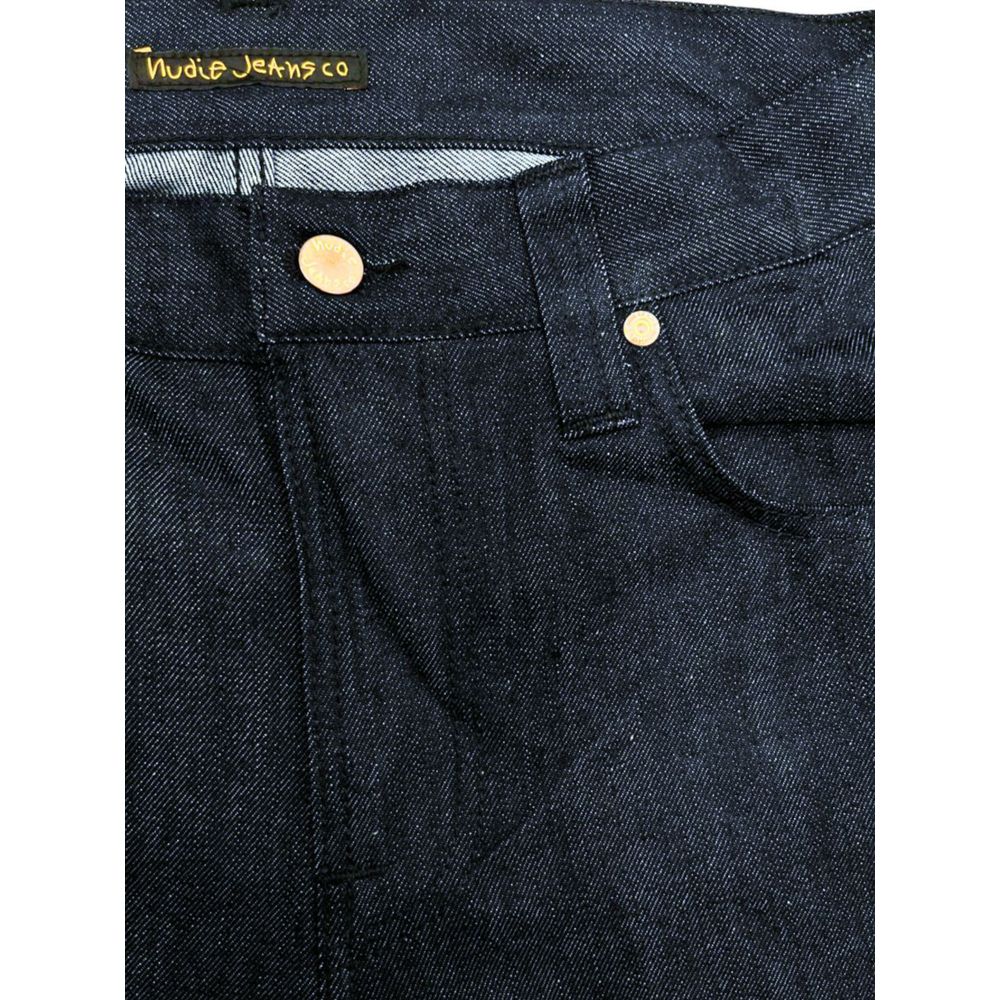 Nudie Jeans Blå Bomuld Herrejeans