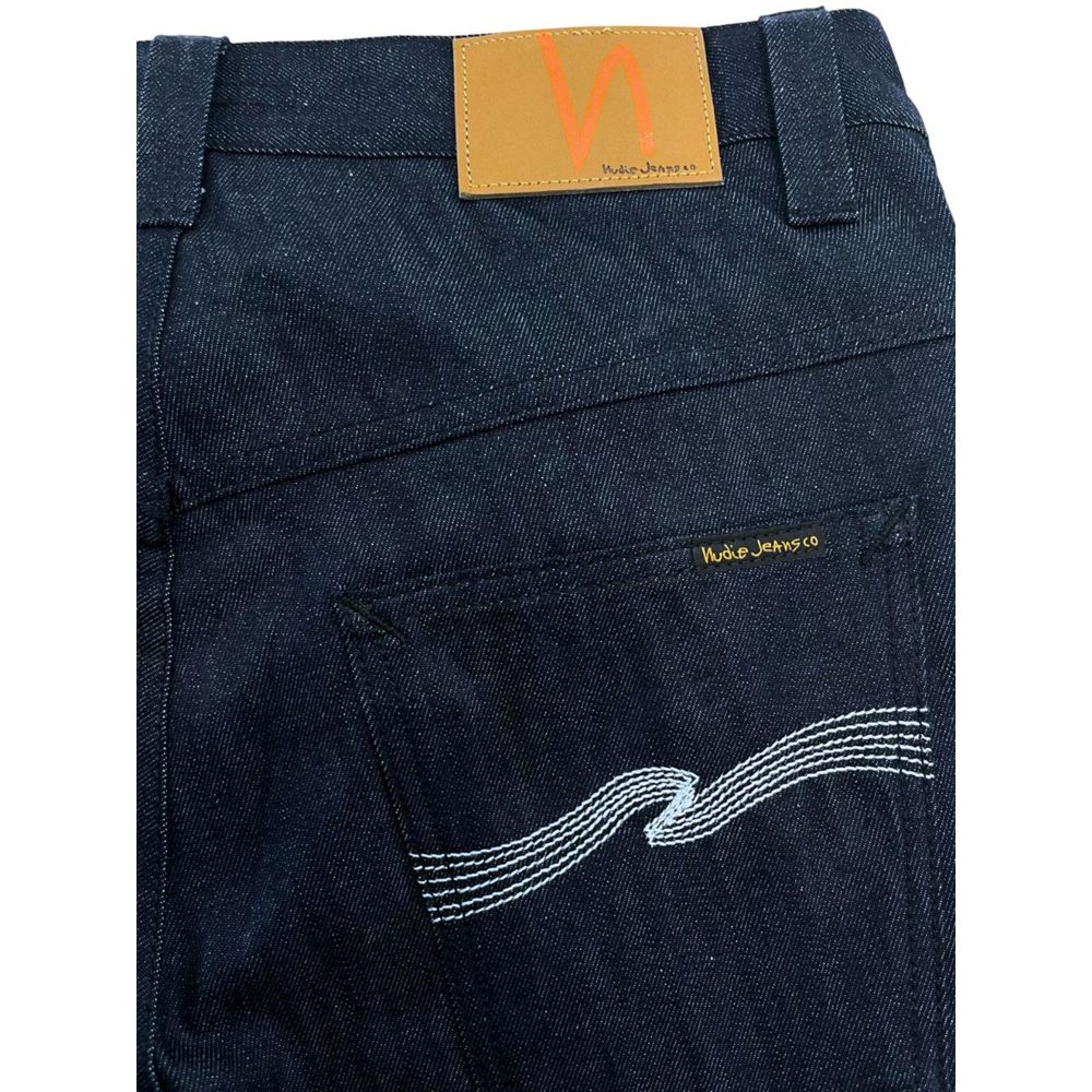 Nudie Jeans Blå Bomuld Herrejeans
