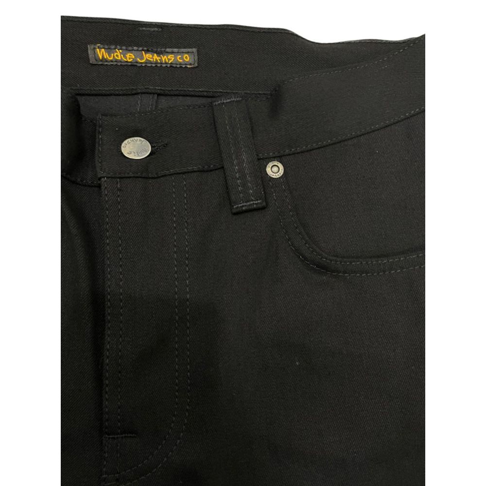 Nudie Jeans Sorte Bomuld Herrejeans